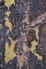 rusty metal surface as background