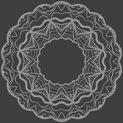 Anti-Stress Therapy rosette. Mandala. For Design Backgrounds. Vector Illustration.