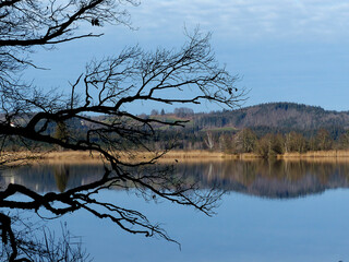 Bike path Würmtal in Bavaria, Germany