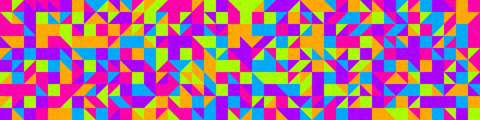 Abstract Geometric Pattern generative computational art illustration