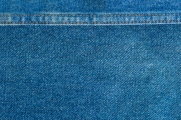 Jeans background denim pattern. Classic texture blue. Background of denim canvas
