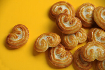Galletas con forma de palmeras pequeñas