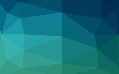 Light BLUE vector abstract mosaic pattern.