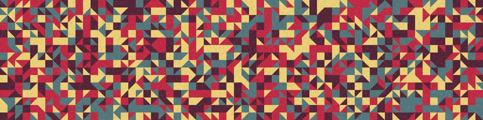 Abstract Geometric Pattern generative computational art illustration
