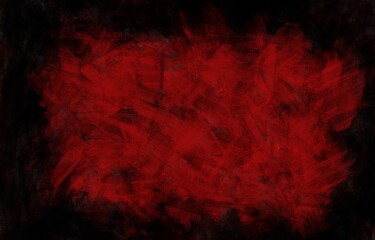 Dark red or black texture of scratches, chips, dirt on old aged surface. Old vintage effect. Digital painting