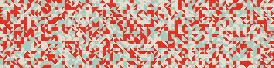 Abstract Geometric Pattern generative computational art illustration