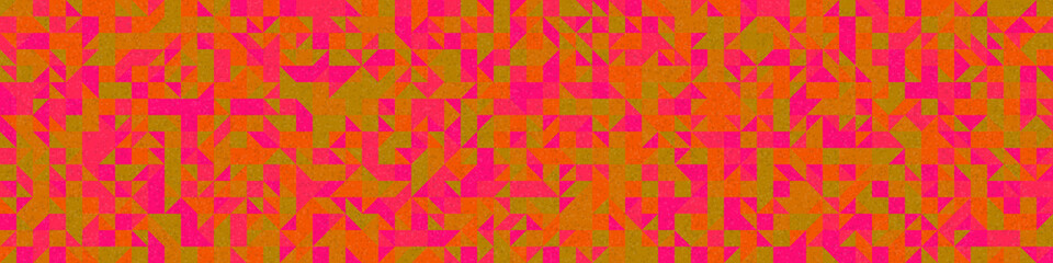 Abstract Geometric Pattern generative computational art illustration