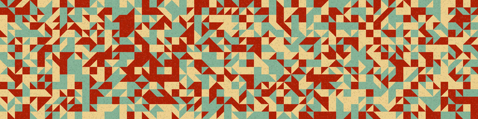 Abstract Geometric Pattern generative computational art illustration