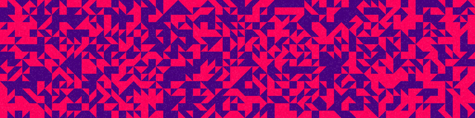 Naklejka premium Abstract Geometric Pattern generative computational art illustration