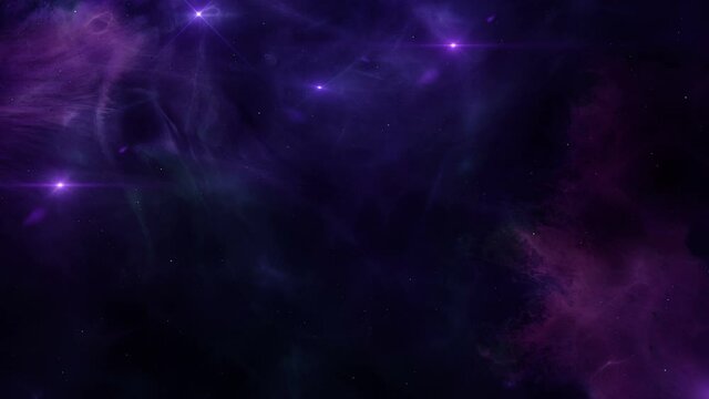 Deep space background, 3d Animation