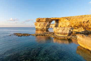 Azure window sunset in Malta
