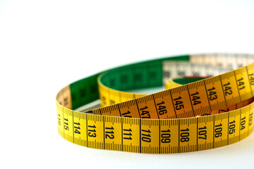 The centimeter is isolated on a white background.