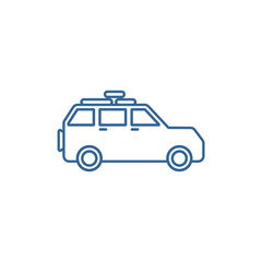 Travel Car logo design vector template, Travel logo design concept, Icon symbol