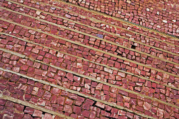 Mosaic on the stairs