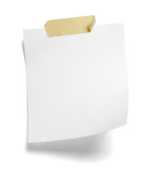 paper message note reminder blank background office business white empty page label adhesive tape