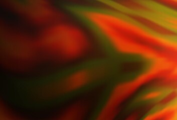 Dark Orange vector blurred pattern.