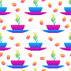 Abstract rainbow seamless pattern background. Modern swatch for birthday card, kids party invitation, shop sale wallpaper, holiday wrapping paper, fabric, bag print, t shirt,  workshop advertising