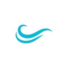 Natural Water wave Logo