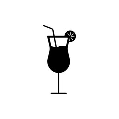 cocktail icon element of bar icon for mobile concept and web apps. Thin line cocktail icon can be used for web and mobile. Premium icon on white background