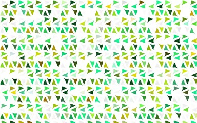 Light Green, Yellow vector template with crystals, triangles.
