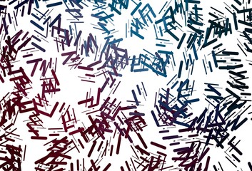 Dark green vector background with straight lines.