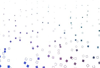 Light Blue, Red vector texture with rectangular style.