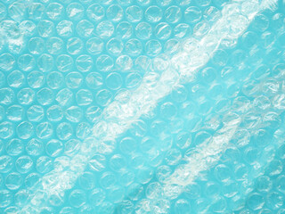 Close up air bubble warp protection goods. plastic warp Industrial packaging