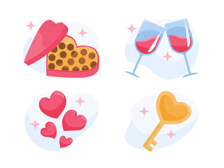 valentine's celebration set