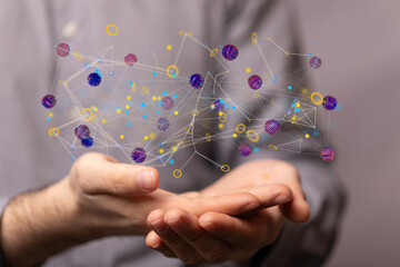 conference Digital Network and data concept