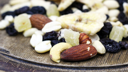 A set of different useful nuts