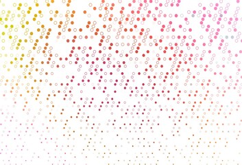 Light Pink, Yellow vector template with circles.