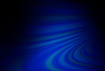 Dark BLUE vector template with abstract lines.