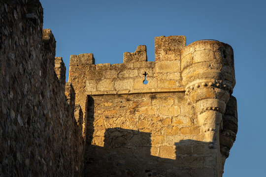Pulpitos Tower. Old medieval tower located next to the main square of Caceres. Spain.