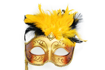 Isolates of vintage eye masks