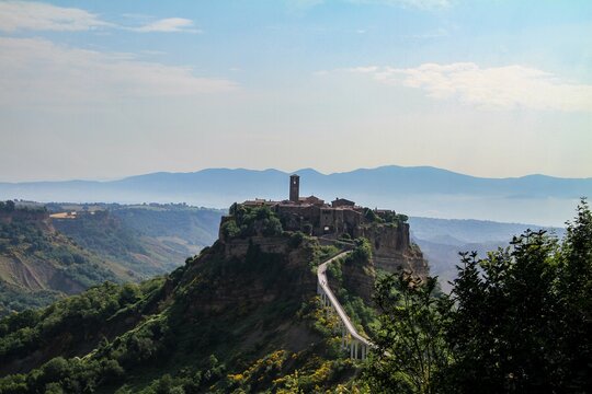 Village Of Bagnoregio In  Province Of Viterbo