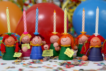 Kindergeburtstag Tischdekoration Happy Birthday