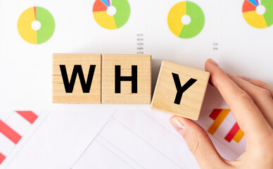 Why word inscription. Question with interrogation mark