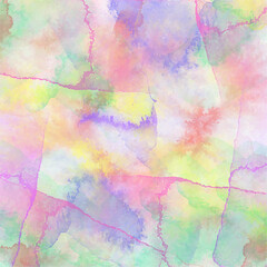 Abstract vector hand-drawn watercolor background. Colourful template. There is blank place for your text.