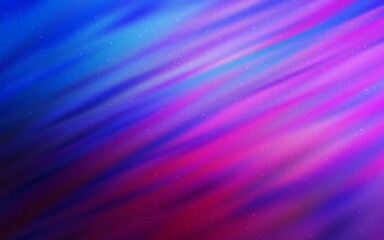Fototapeta premium Dark Pink, Blue vector background with astronomical stars. Modern abstract illustration with Big Dipper stars. Pattern for futuristic ad, booklets.