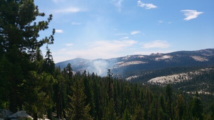 view of the mountains
