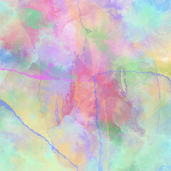 Abstract vector hand-drawn watercolor background. Colourful template. There is blank place for your text.