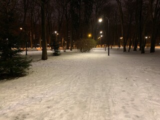 street in winter