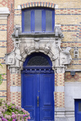 Fototapeta na wymiar Neo flemish renaissance house in Zurenborg district, Antwerp. Belgium