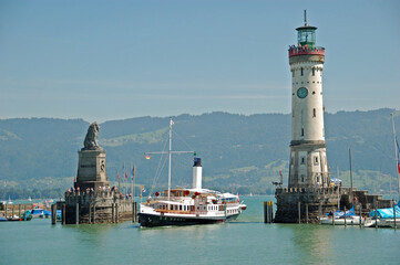 HOHENTWIEL, Dampfschiff, Raddampfer, Bodensee