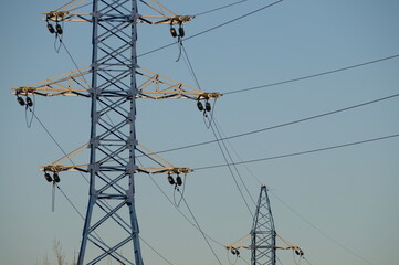 High voltage post or High voltage tower