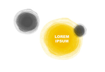 Abstract background wtih grey and yellow trendy colors of the year 2021