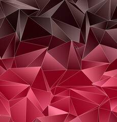 Obraz premium Abstract Low-Poly background. triangulated texture. Design 3d. Polygonal geometrical pattern. Triangular modern style