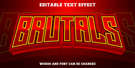 esport text effect brutals © ilhamnfs