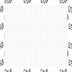 Printable notepad or sticky note for digital papers, planners, journal and printable planners - Merry Cat Note Collection