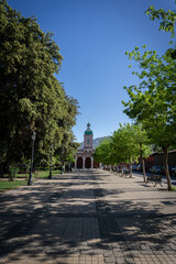 Old Church of San Jose de Maipo, located in Cajon del Maipo, Santiago de Chile